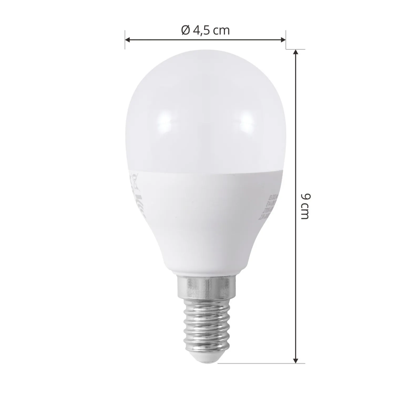 LUUMR Smart LED-Tropfenlampe E14 4,9W Tuya WLAN matt CCT