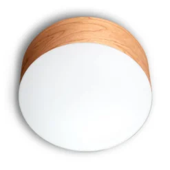 LZF Gea Deckenlampe 0-10V dim, Ø 20cm, kirschbaum