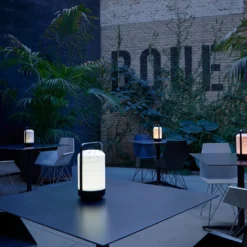 LZF Mini Chou LED-Tischleuchte Akku, elfenbein