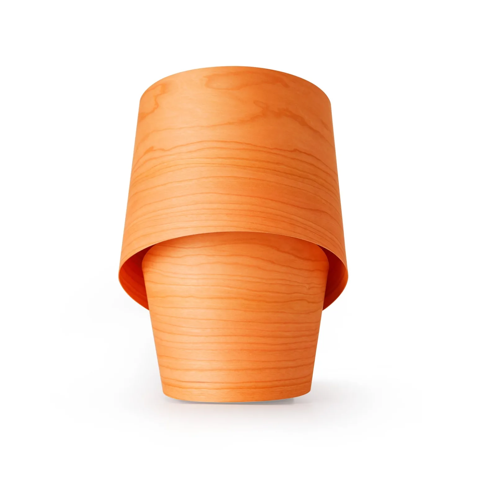 LZF Tischlampe Tiny, orange, Höhe 22 cm, Holzfurnier
