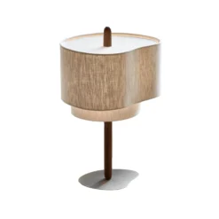 MARKET SET Pebble Textil-Tischlampe, creme