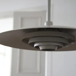 Markslöjd Hängeleuchte Piny, beige, Ø 57 cm, Metall, E27