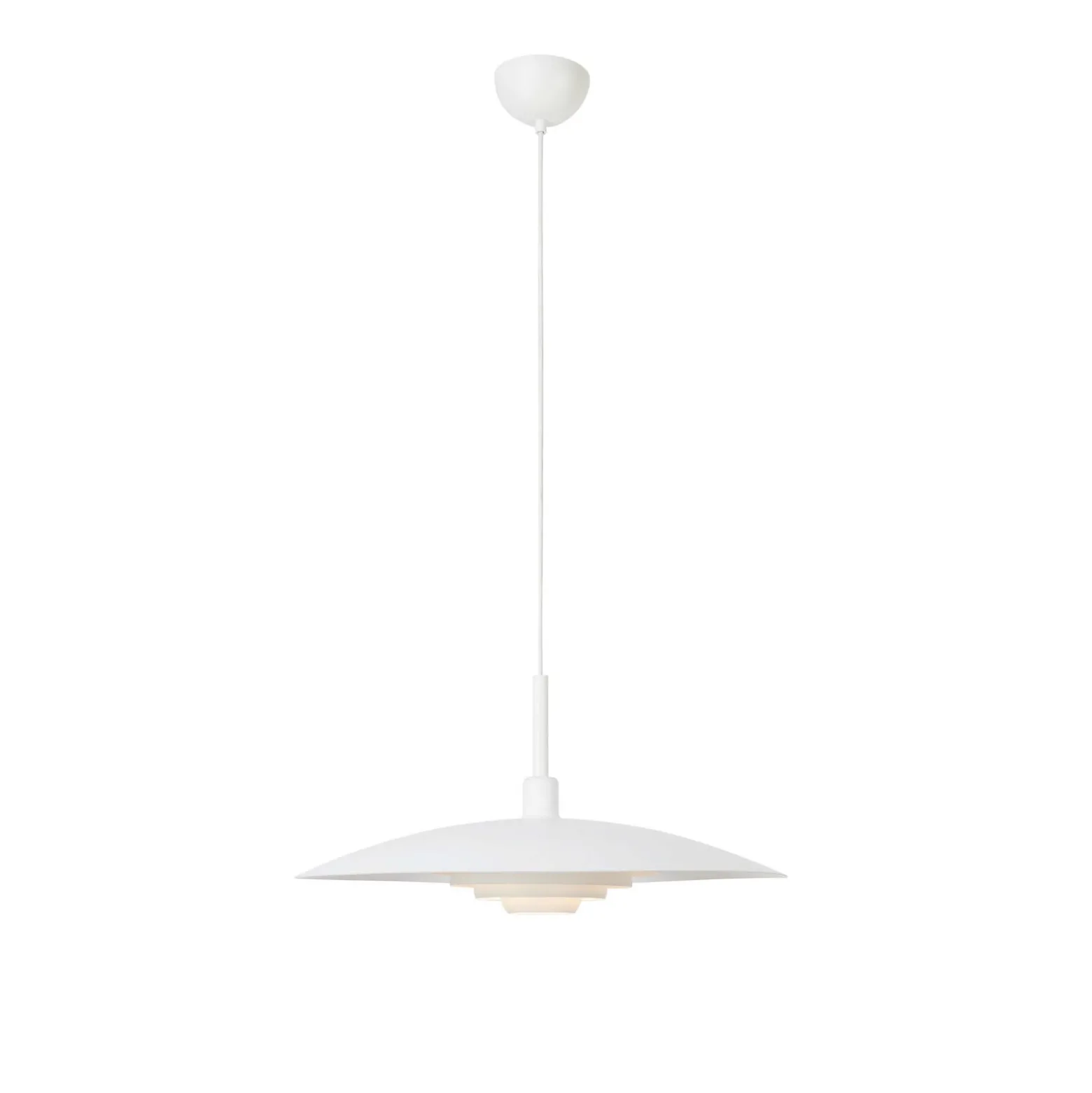 Markslöjd Hängeleuchte Piny, weiß, Ø 57 cm, Metall, E27