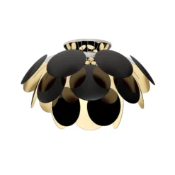 MARSET Discocó Deckenlampe Ø 53 cm schwarz/gold
