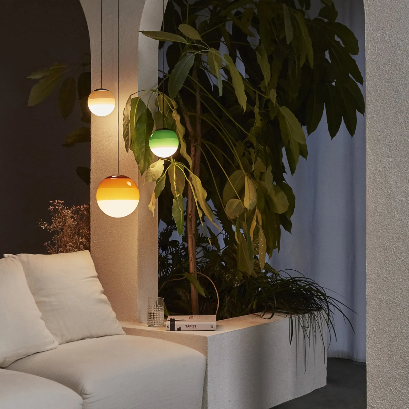 MARSET LED-Hängelampe Dipping Light Ø 30 cm grün