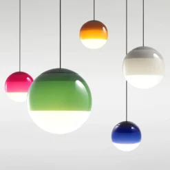 MARSET LED-Hängelampe Dipping Light Ø 13 cm orange