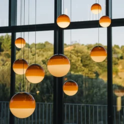 MARSET LED-Hängelampe Dipping Light Ø 13 cm orange