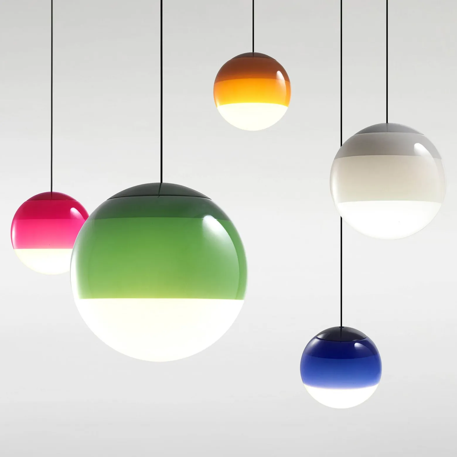 MARSET LED-Hängelampe Dipping Light Ø 13 cm weiß