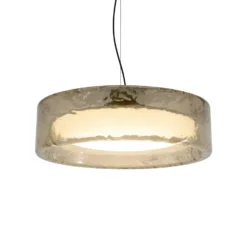 MARSET LED-Hängelampe Ringo, Ø 70 cm, rauchgrau, Kunststoff