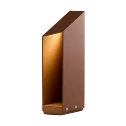 MARSET LED-Sockellampe Domus Höhe 37 cm rostfarben Aluminium