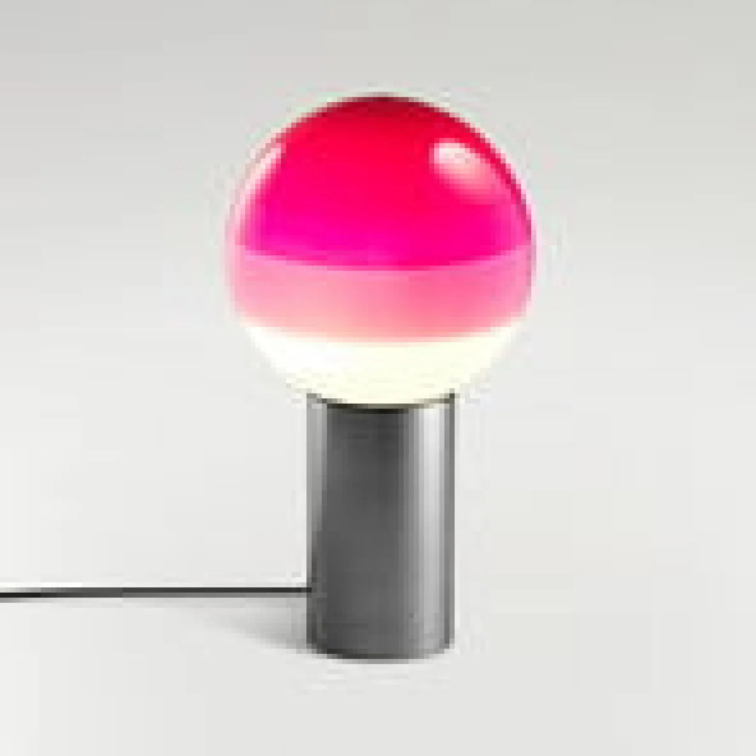 MARSET Tischlampe Dipping Light, Höhe 22 cm, rosa/grafit