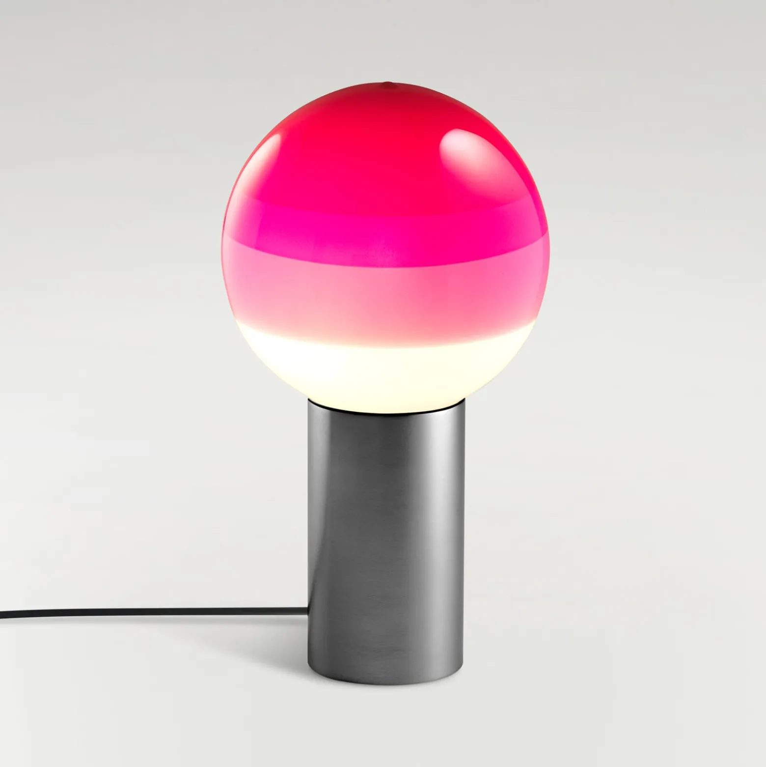 MARSET Tischlampe Dipping Light, Höhe 22 cm, rosa/grafit