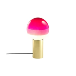 MARSET Tischlampe Dipping Light, Höhe 22 cm, rosa/messing