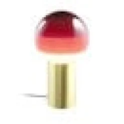 MARSET Tischlampe Dipping Light, Höhe 22 cm, rosa/messing
