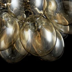 Maytoni Balbo Deckenleuchte Glas nickel/bernstein
