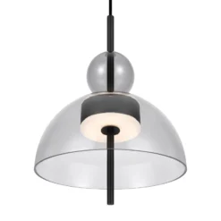 Maytoni Bangkok, Kugelform, hellgrau, Ø 25 cm, Glas