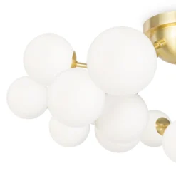 Maytoni Dallas Deckenlampe 20-flammig, Höhe 25 cm, gold