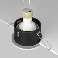 Maytoni Deckeneinbauleuchte Zoom weiß Ø 8,5 cm Alu IP65 GU10