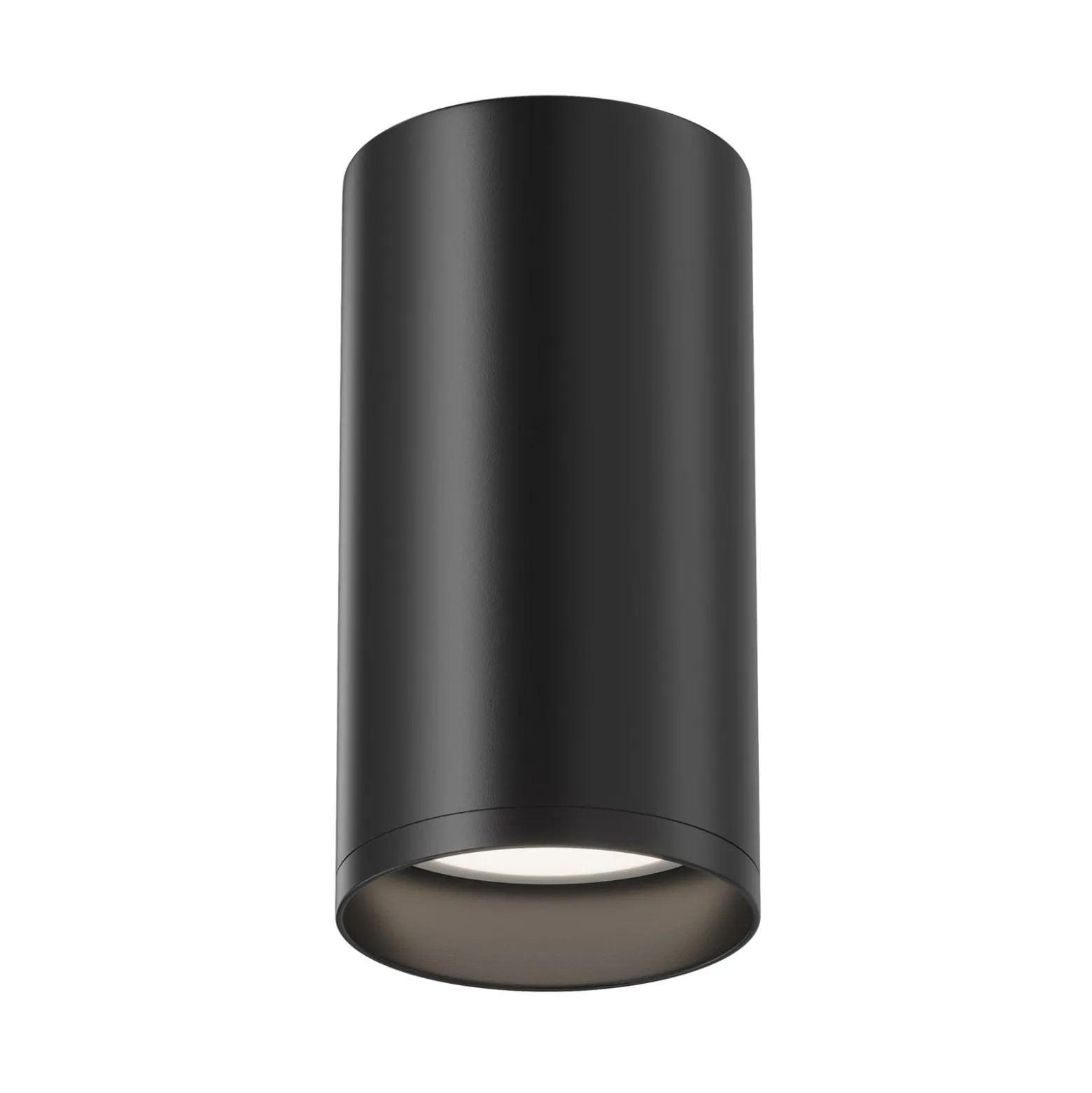 Maytoni Downlight Focus, schwarz, Ø 5,2 cm, Aluminium, GU10