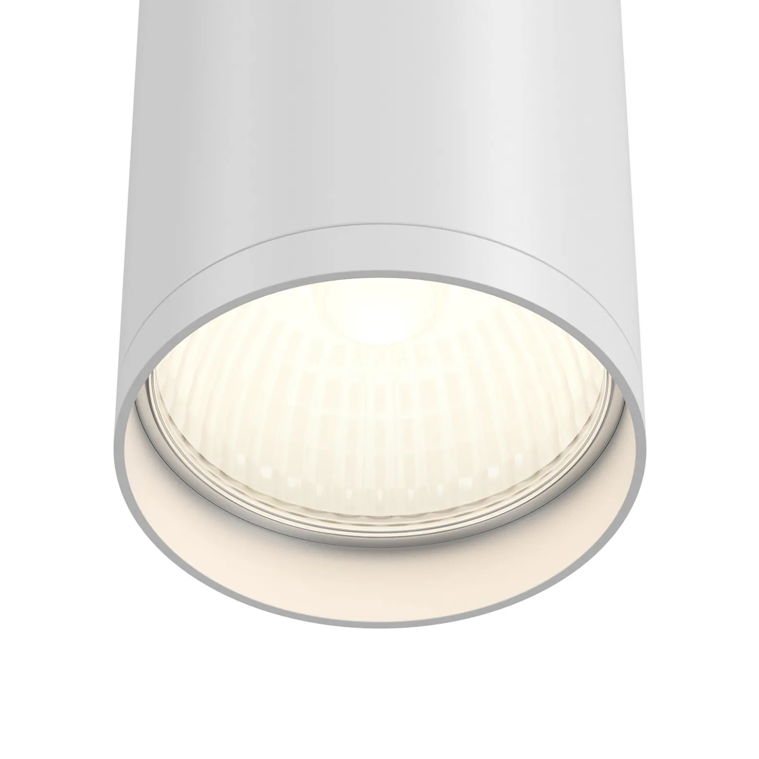 Maytoni Downlight Focus, weiß, Ø 5,2 cm, Aluminium, GU10
