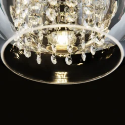 Maytoni Fermi Hängelampe, einflammig, gold, Ø 30cm
