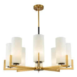 Maytoni Fortano Kronleuchter 8-flammig Glasschirme