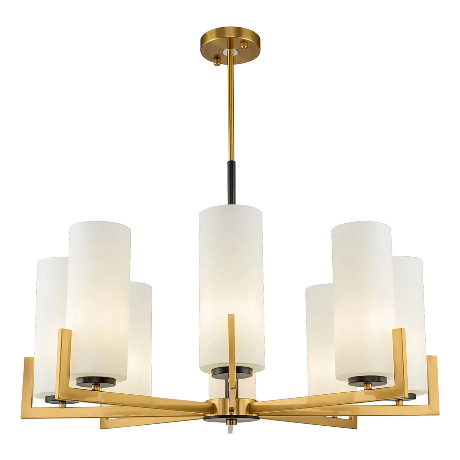 Maytoni Fortano Kronleuchter 8-flammig Glasschirme