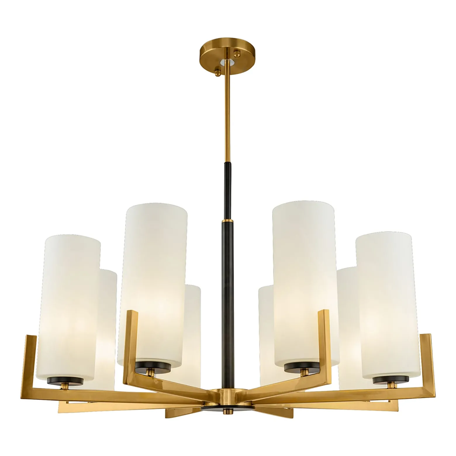 Maytoni Fortano Kronleuchter 8-flammig Glasschirme