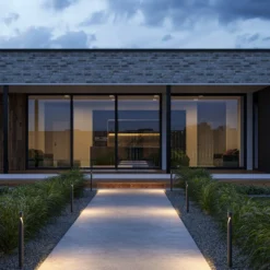 Maytoni Hagen LED-Wegeleuchte, 3000K, graphit