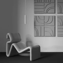 Maytoni Hängeleuchte Calipso, weiß, Ø 5,6cm, Aluminium, GU10