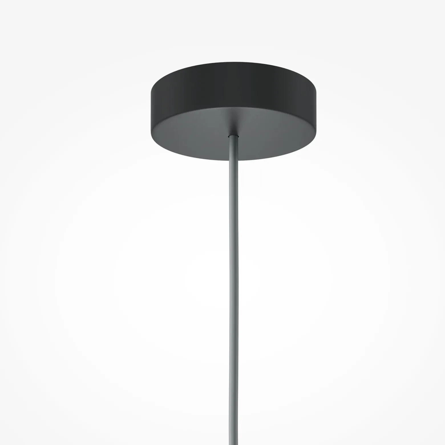 Maytoni Hängeleuchte Kyoto, schwarz, Ø 10 cm, Marmor, Glas