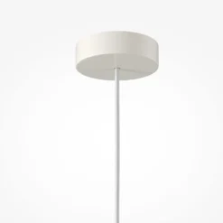 Maytoni Hängeleuchte Kyoto, weiß, Ø 10 cm, Marmor, Glas