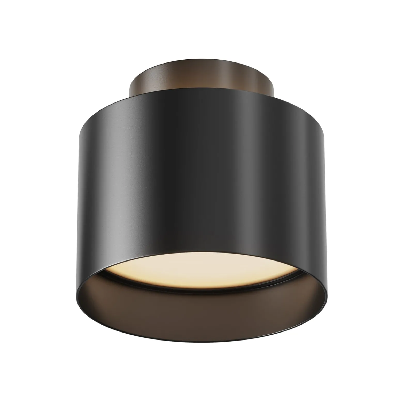 Maytoni LED-Deckenlampe Planet, schwarz, Ø 10 cm Alu 3.000 K