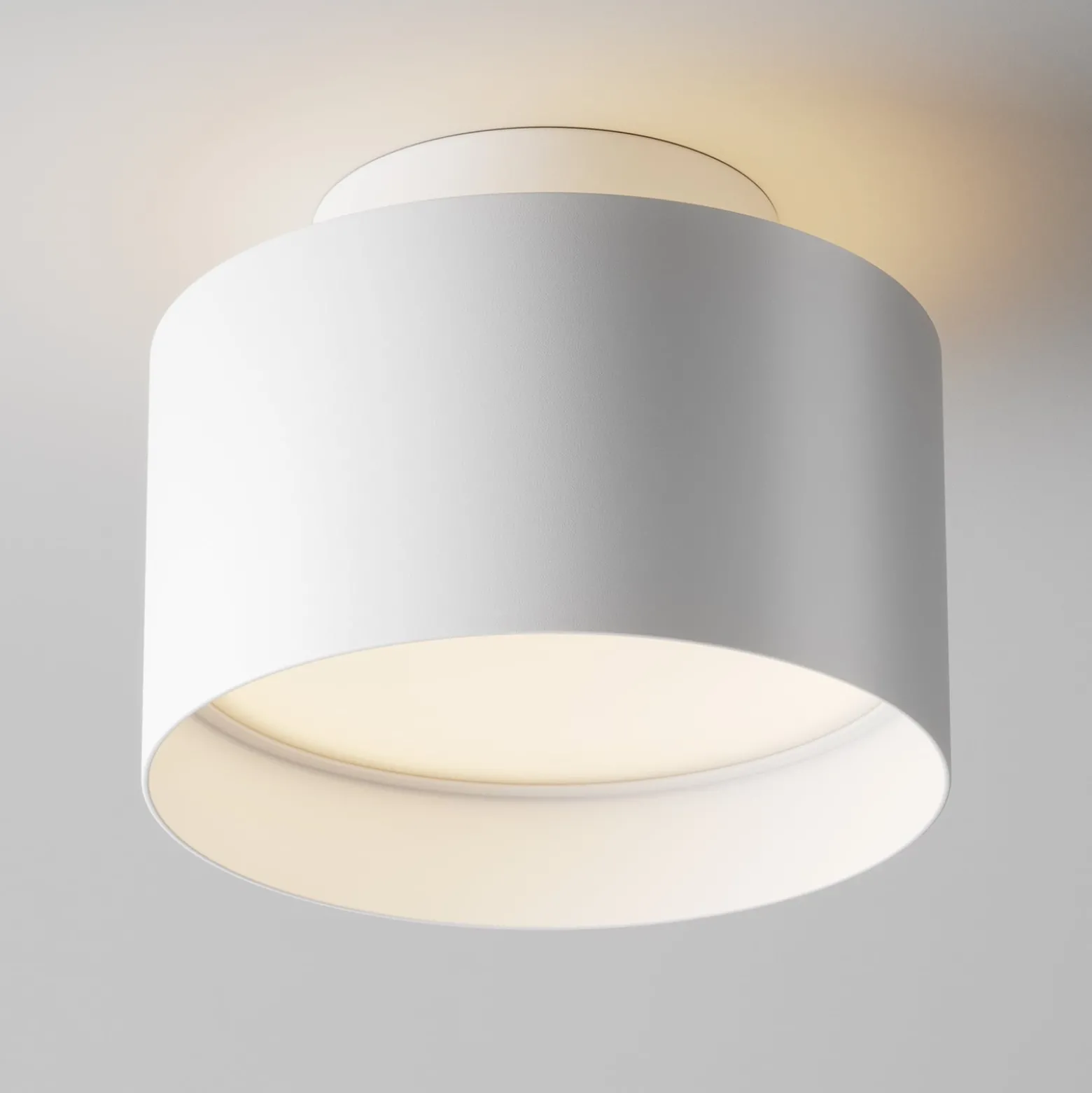 Maytoni LED-Deckenlampe Planet, weiß Ø 12cm Aluminium 3.000K
