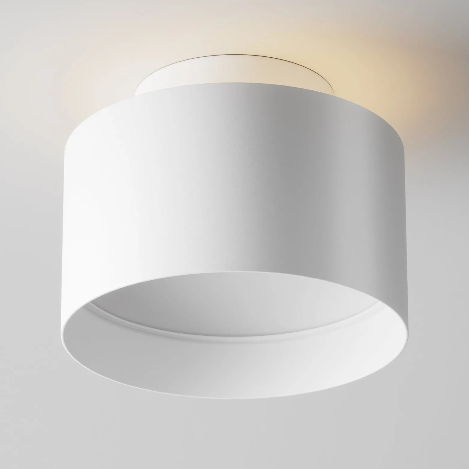 Maytoni LED-Deckenlampe Planet, weiß Ø 12cm Aluminium 3.000K