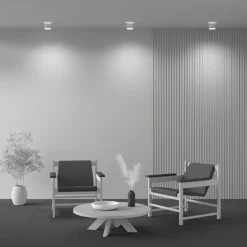 Maytoni LED-Deckenlampe Planet, weiß Ø 10cm Aluminium 3.000K