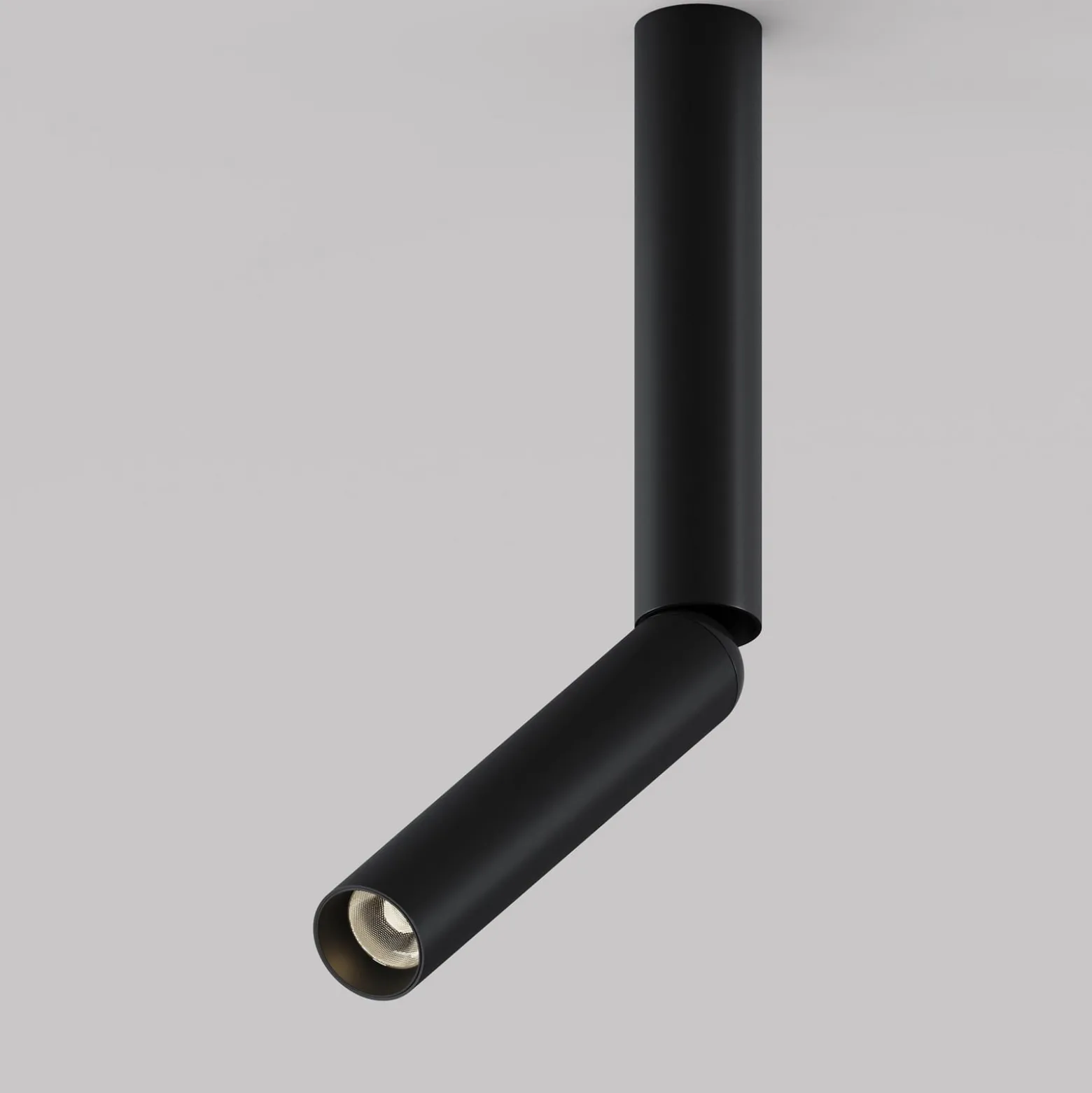 Maytoni LED-Deckenspot Focus T, schwarz, Höhe 30cm beweglich