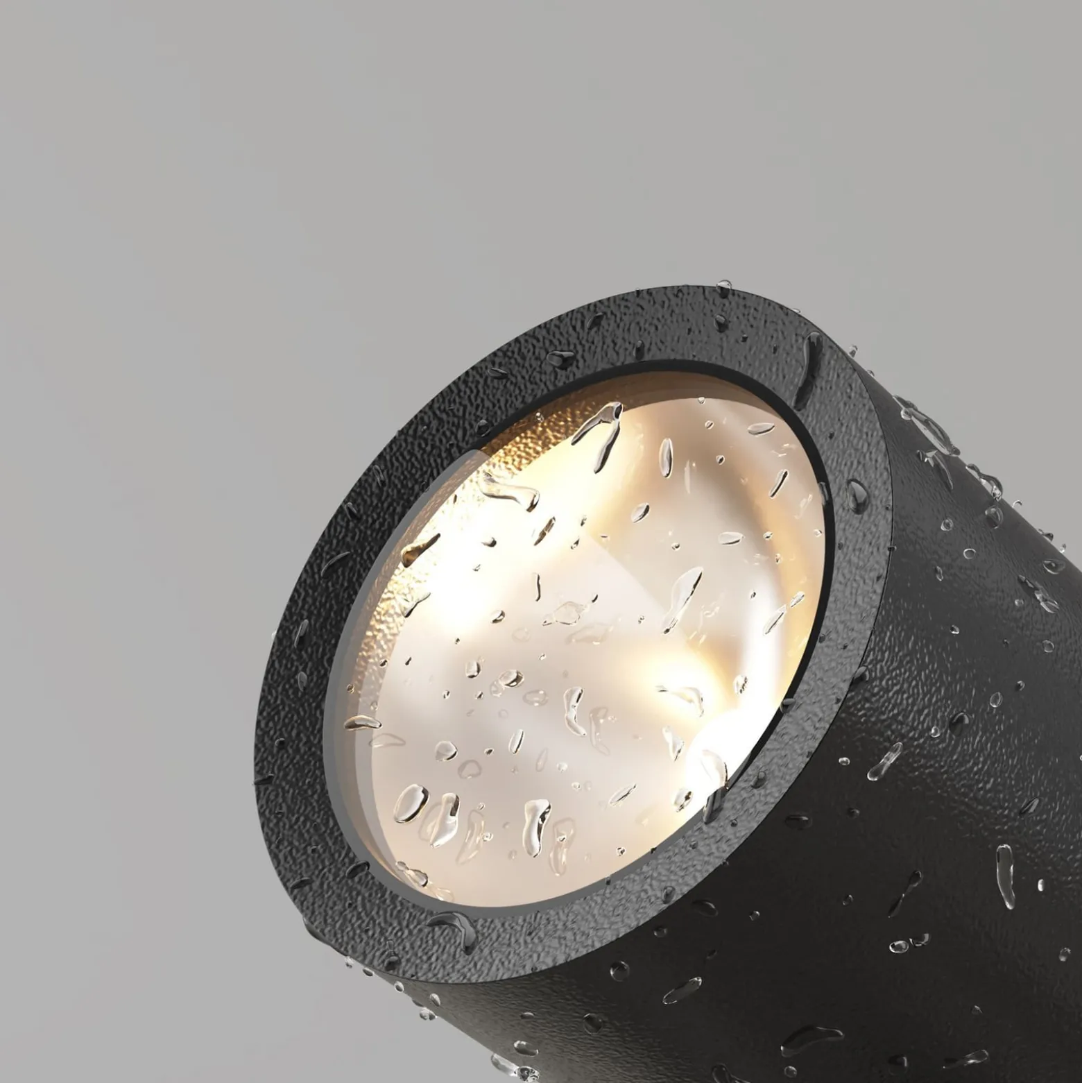 Maytoni LED-Erdspießstrahler Bern, graphit, Ø5,5cm, 5W, IP65