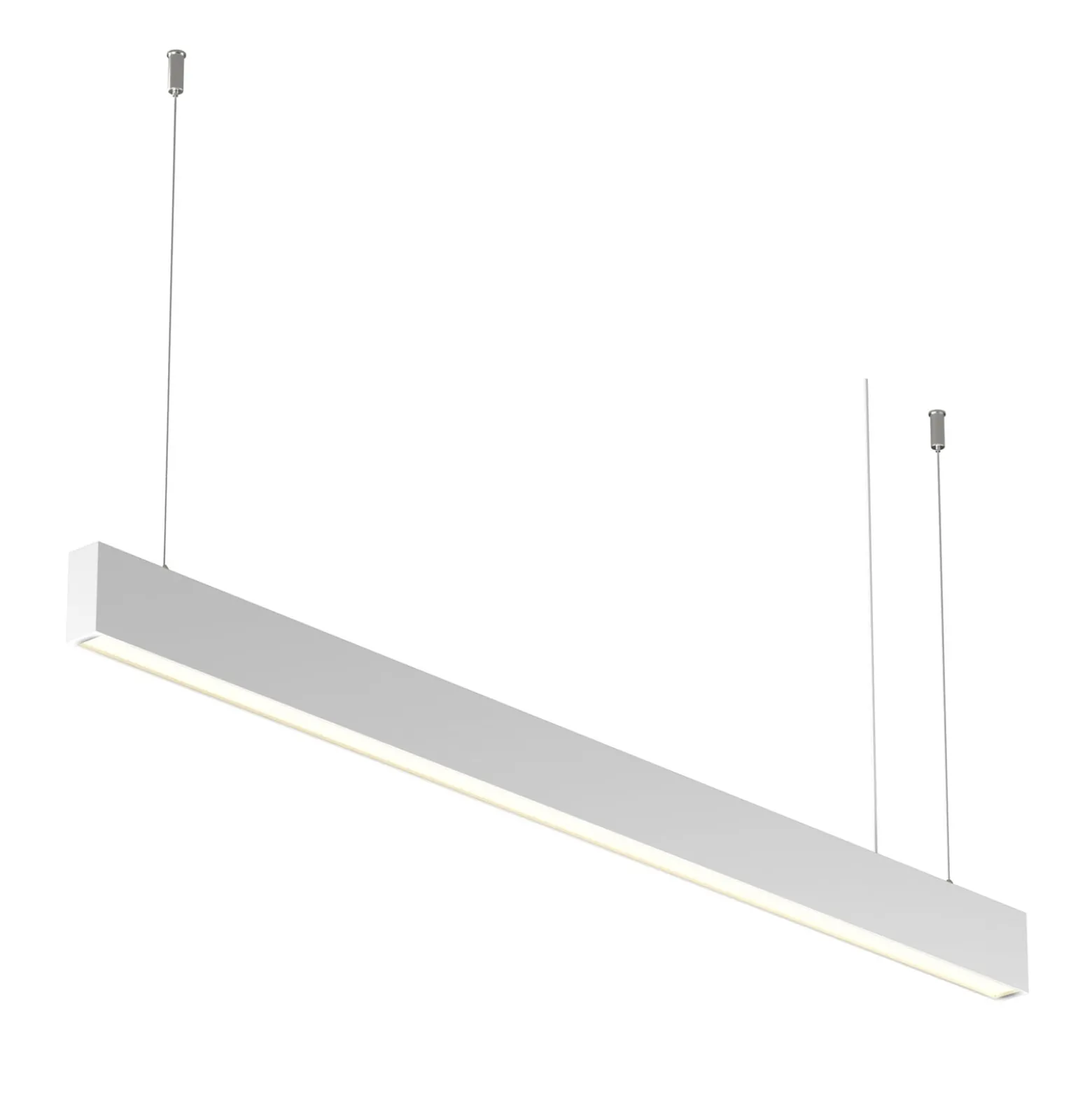 Maytoni LED-Hängeleuchte Basis, weiß, CCT, Länge 112,5 cm