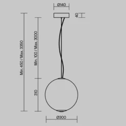 Maytoni LED-Hängeleuchte Bruma, weiß, Ø 30 cm, Glas