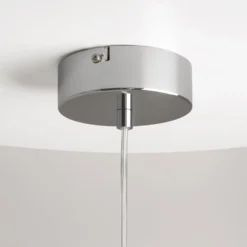 Maytoni LED-Hängeleuchte Drop, chromfarben, Ø 12 cm, Glas