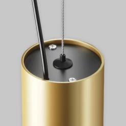 Maytoni LED-Hängeleuchte Efir, gold matt, Ø 7,5cm, 15 W, 38°