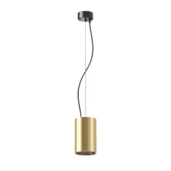 Maytoni LED-Hängeleuchte Efir, gold matt, Ø 9,5cm, 25 W, 38°