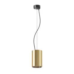 Maytoni LED-Hängeleuchte Efir, gold matt, Ø 10,5cm, 33W, 38°