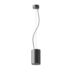 Maytoni LED-Hängeleuchte Efir, schwarz, Ø 9,5 cm, 25 W, 38°