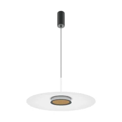 Maytoni LED-Hängeleuchte El, Ø 50 cm, weiß, Aluminium