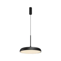 Maytoni LED-Hängeleuchte Gerhard, Ø 40 cm, schwarz, Metall