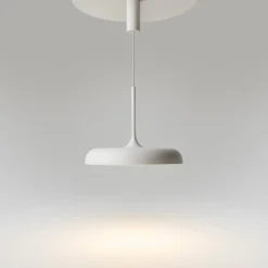 Maytoni LED-Hängeleuchte Gerhard, Ø 40 cm, weiß, Metall