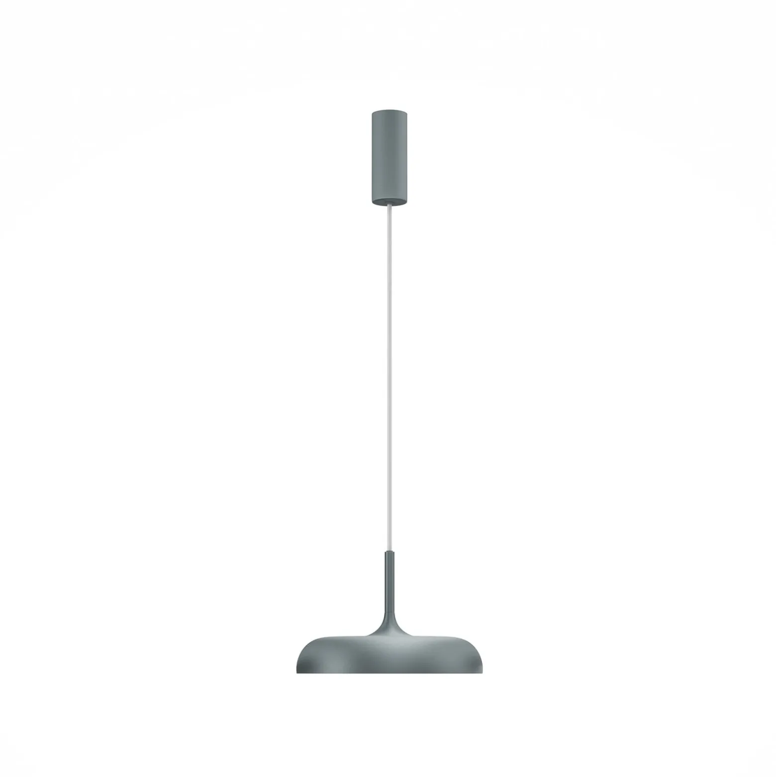 Maytoni LED-Hängeleuchte Gerhard, grau, Ø 30 cm, Metall