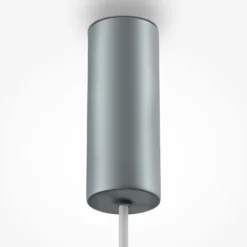 Maytoni LED-Hängeleuchte Gerhard, grau, Ø 30 cm, Metall